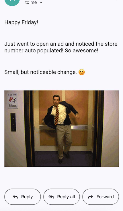 Customer thank you image